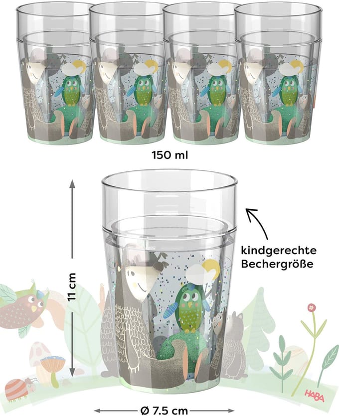 HABA Becher Glitzerbecher