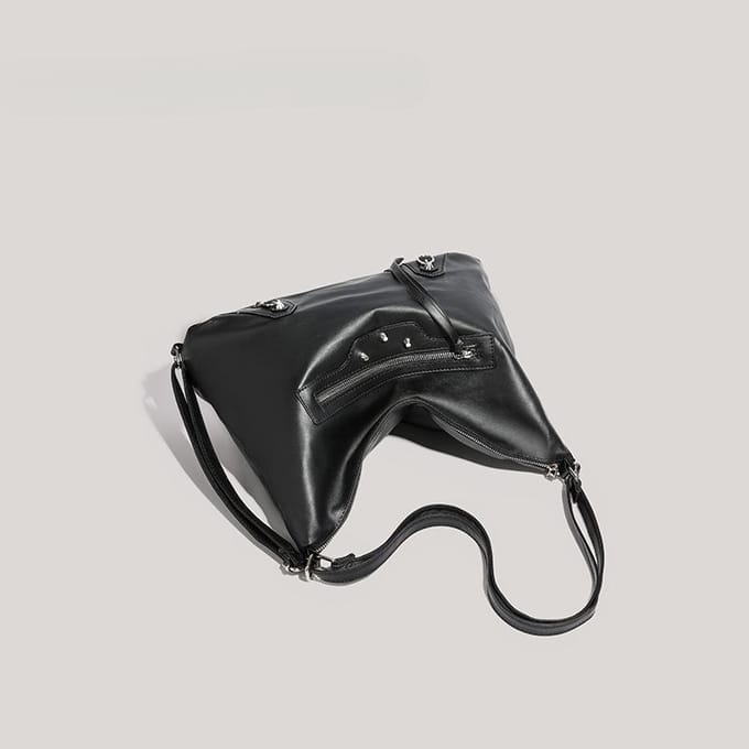 Tas Stijl Draagtas Textuur Commuter Niche Design Mode Alles-in-één Schoudertas Vrouw black