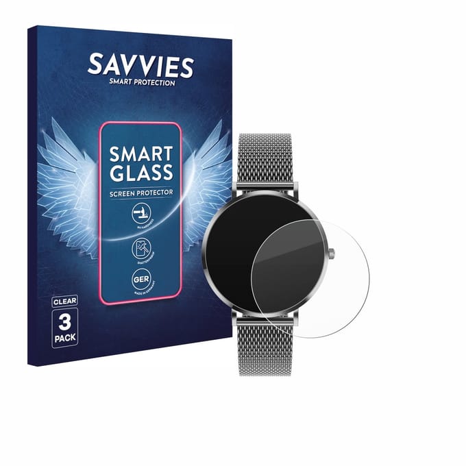 3 Stuks Savvies Screenprotector - geschikt voor Pireware Amory 5 - beschermfolie glas transparant