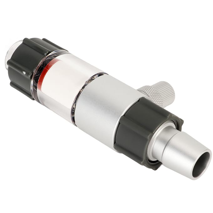 CO2 Verstuiver Buitentank Fijne Bubbels Kooldioxide Diffuser met Moeren Vergrendelsysteem voor Aquarium gray