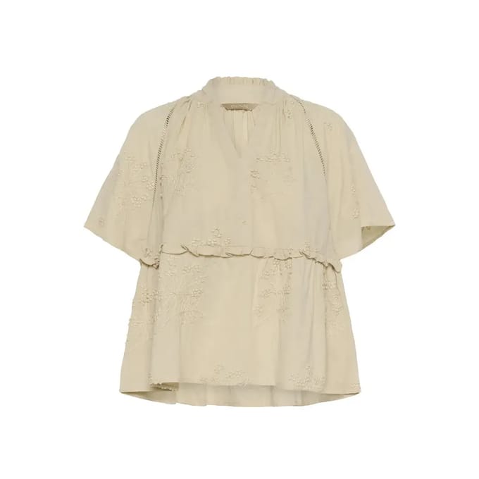 Korte mouw blouse voor dames CULTURE Jalia