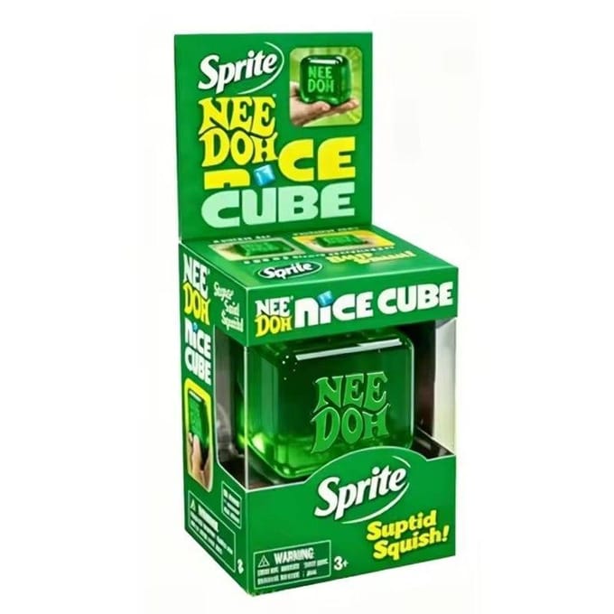 Needoh Nice Cube Sensorische Stressverlichter Fidget Tool voor Angst & Focus Bureau Sensorische Kubus voor Volwassenen & Kinderen