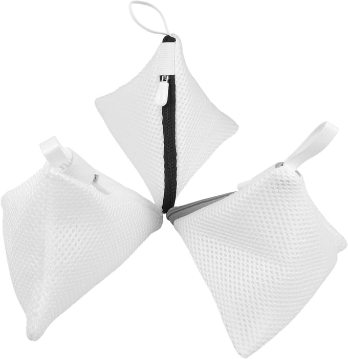 Waszakken Set - Mini Netzakken - Beschermend Wassen - Compact Ontwerp - 3 Stuks - Diverse Kleuren