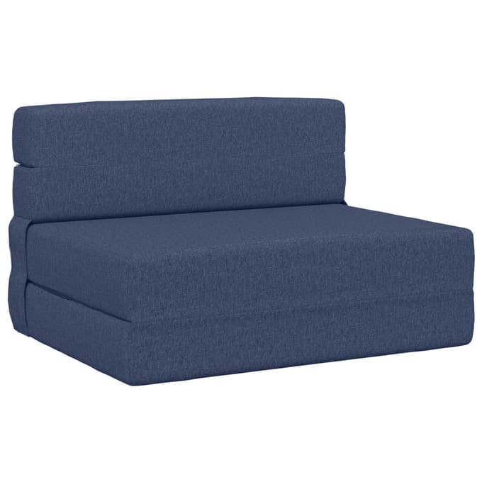 vidaXL - Vouwbare - Sofa - Bed - Blauw - 70 - x - 72 - x - 60 - cm - Stof