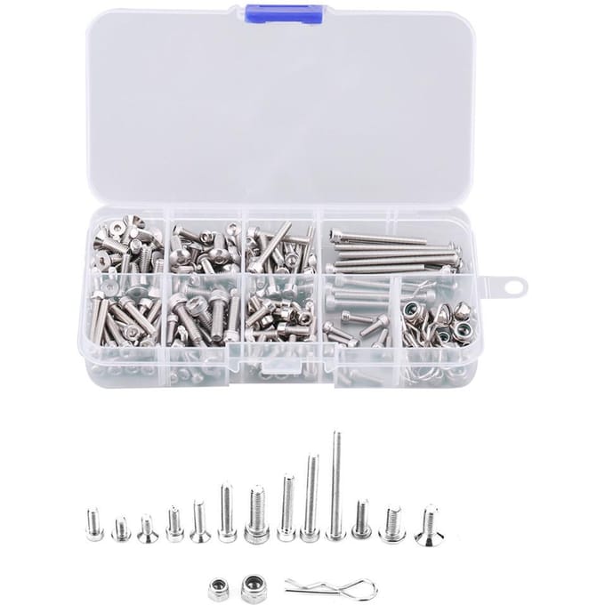 Kit de vis RC en acier inoxydable pour camion court Traxxas Slash 4x4