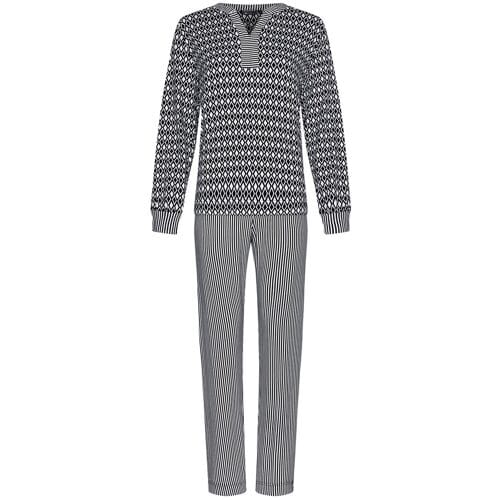 Pastunette Elegante zwart-wit pyjama Zwart vrouw 52