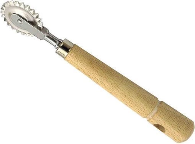 Radeerwieltje - Aluminium - Hout