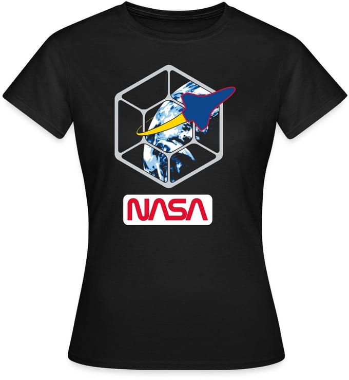 NASA-baan om de aarde T-Shirt Dames