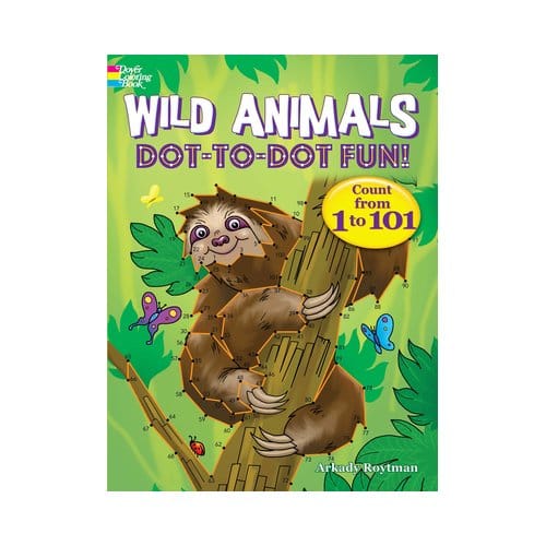 Wild Animals Dot-To-Dot Fun - Dover Kids Activity Books: Animals - Arkady Roytman