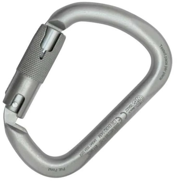 Kong X-large Steel Karabijnhaak Zilver