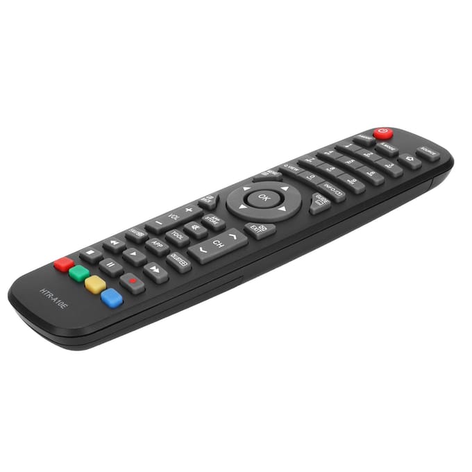 Télécommande de remplacement compatible avec le système de télévision Haier gray