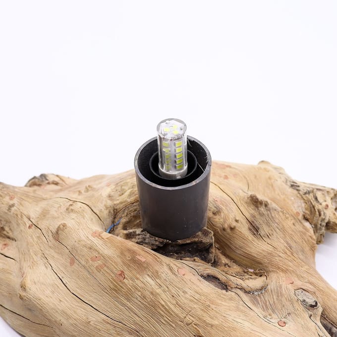 DriftGlow Lamp met Crackle Fire eivormige lampenkap - Oranje