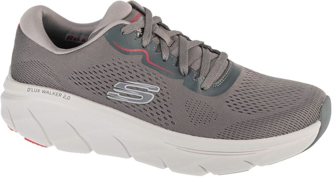Skechers Slip-ins: D'Lux Walker 2.0 - Rezinate, Mannen, Grijs, Sneakers, maat: 46