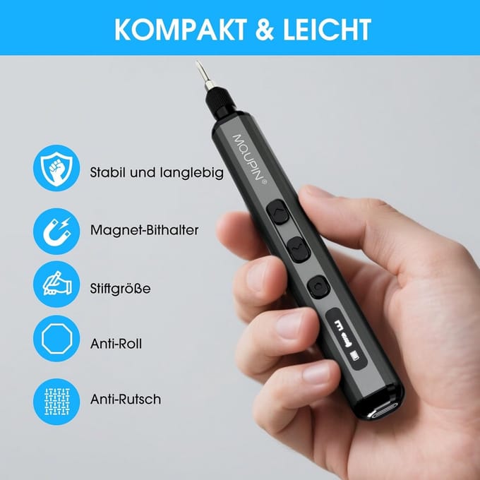 Mini Schroevendraaier - Precisie Set - Kleine Reparatie - 56 Magnetische Bits - 78-in-1 - Grijs