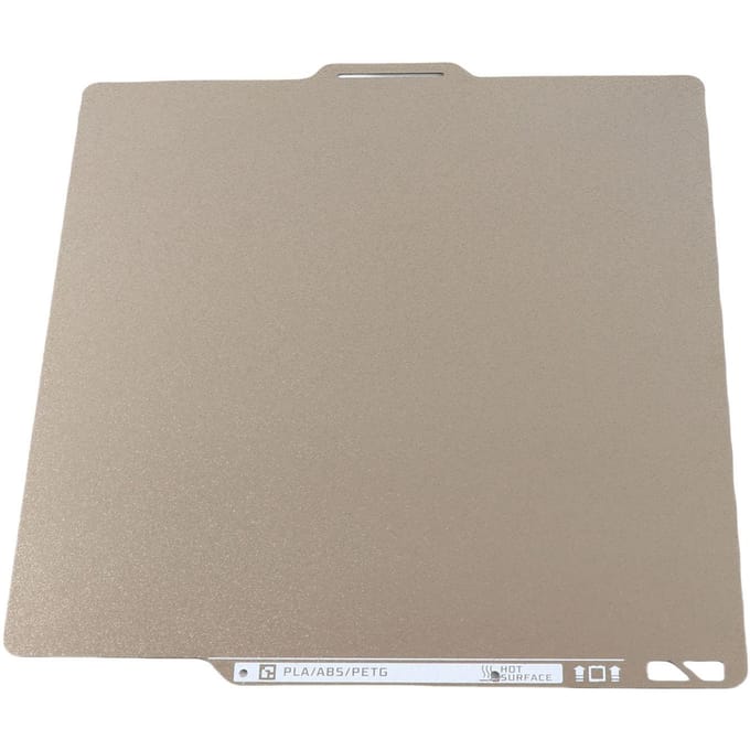 257 X 257mm 3D Printer PEI Bouwplaat Sterke Hechting Dubbelzijdig Printbed voor X1 P1P P1S A1 beige