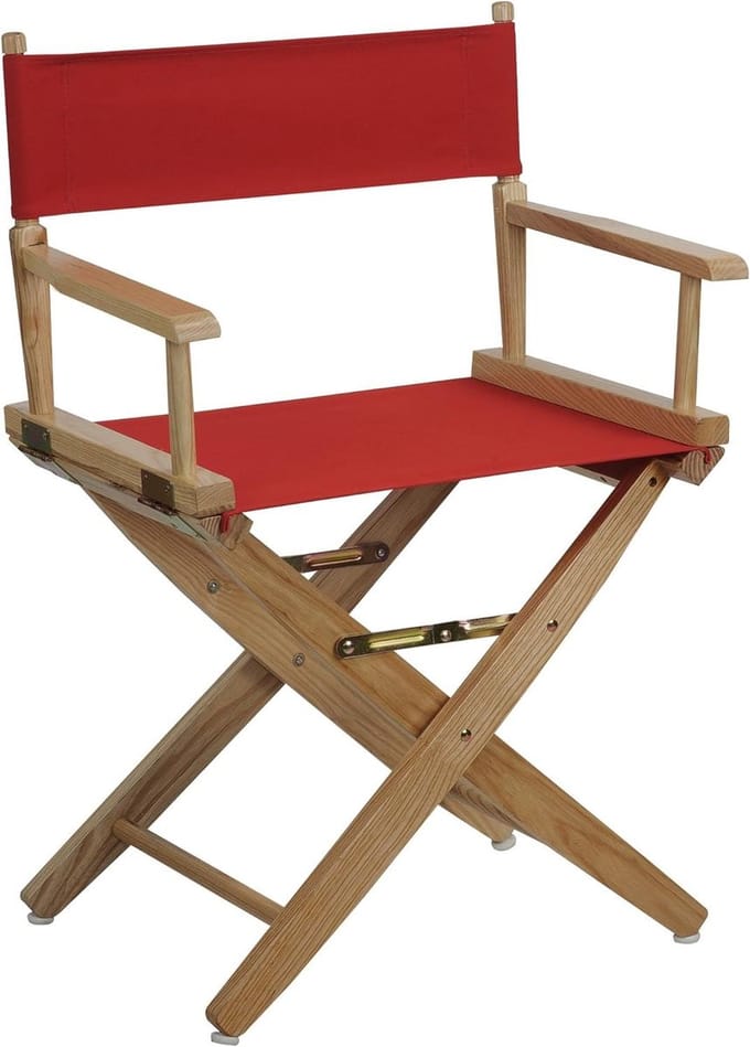 Regisseursstoel - Directeursstoel Klapstoel - Buiten Zitten - Extra Breed - 457 cm - Rood