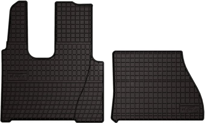 Wielganizator SolidPRO - Auto Rubbermatten - Mercedes Actros MP4 - Zwart - Aangepast
