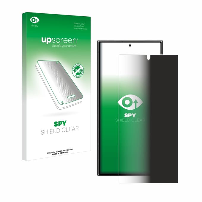 upscreen - privacy screenprotector voor Samsung Galaxy S24 Ultra - Folie Beschermfolie Blauwlichtfilter
