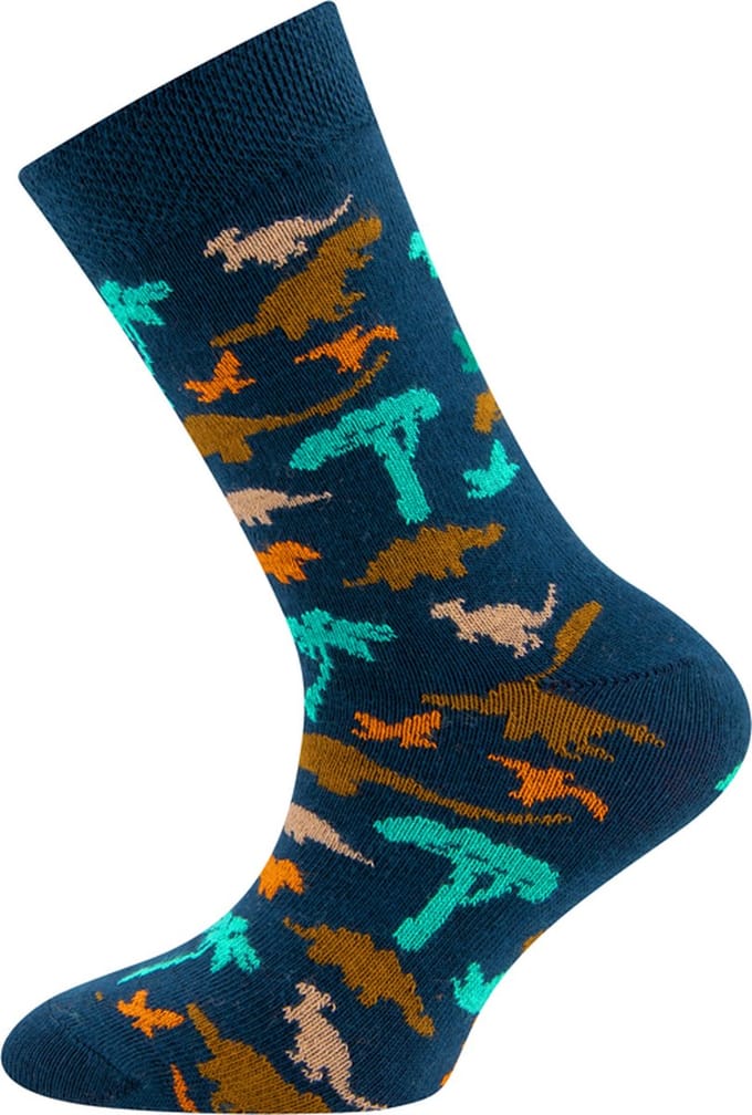 Kindersok Ewers Donkerblauw met T-Rex en Dinos-23/26