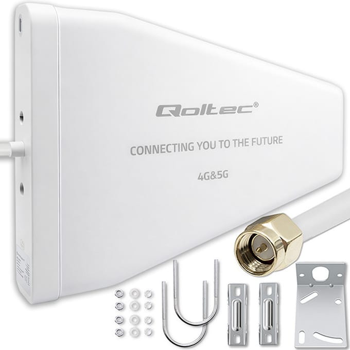 Qoltec 4G 5G LTE-antenne |   9dBi |   richtingsgevend |   extern |   N vrouwen |   waterdicht |   3m