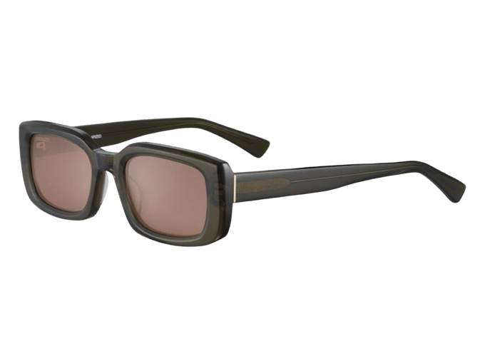 Serengeti Nicholson SS540002 Shiny Transparent Dark Green Polarized Drivers Gradient