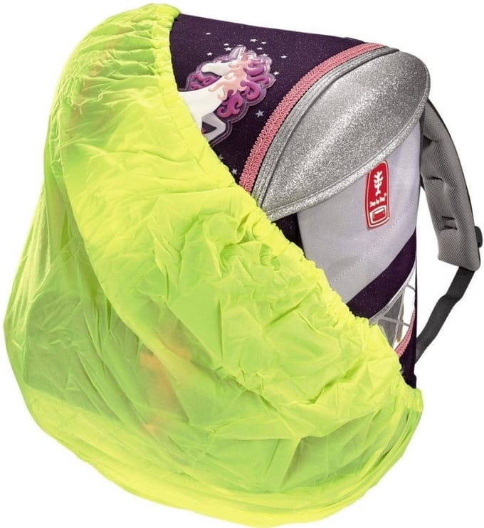 Regenhoes Step by Step nylon fluoriserend geel
