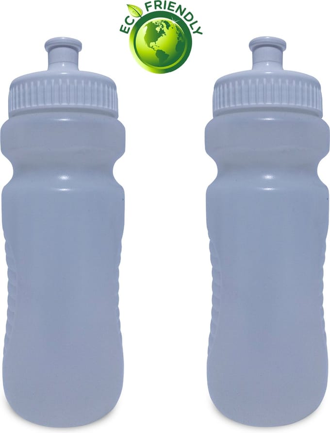 Drinkflessen 700ml x2 - Transparant - Volwassenen/kinderen