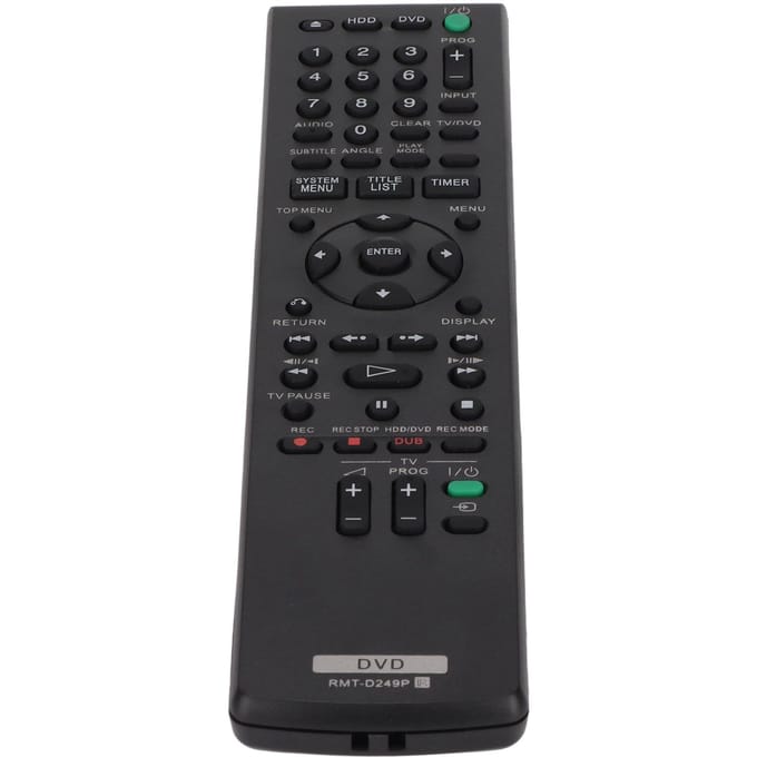DVD Afstandsbediening Vervanging Recorder Speler Afstandsbediening voor RDRAT100 RDRAT200 HX680 HX780 HX980 black