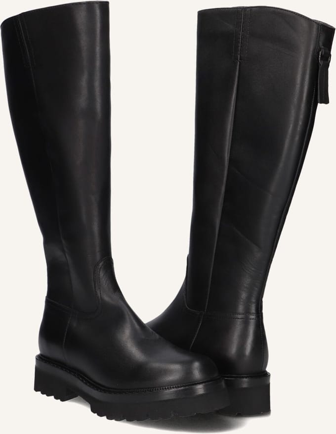 BLASZ 370-2887 Laarzen - Leer - Dames - Zwart - Maat 41