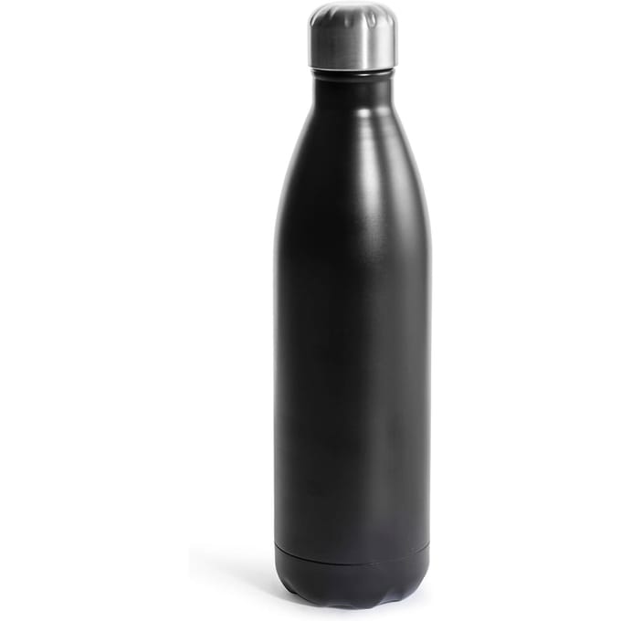 Sagaform Steel Hot and Cold Bottle - Black (75cl)