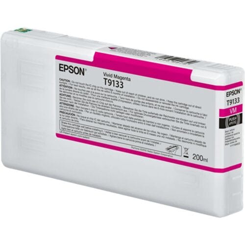 Epson T9133 Vivid Magenta Ink Cartridge (200ml)
