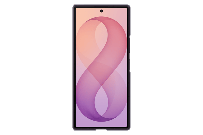 Hoes voor Samsung Galaxy Z Fold8 Ultra F976, Silicone Magnet Case, Violet EF-EF976CVEGWW