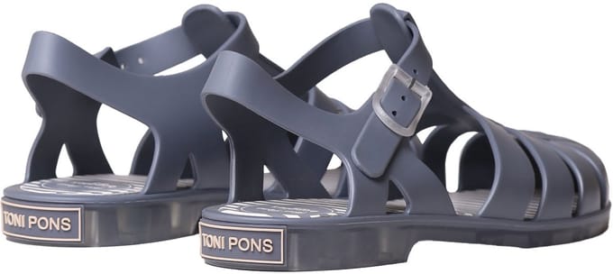 CUBA | Rubberen sandalen voor dames - BLUE-RT, maat 36
