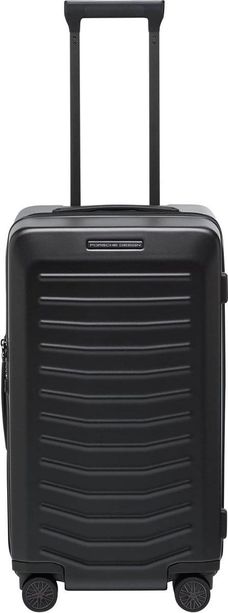 PORSCHE DESIGN Trolley Roadster HC 4W Trunk Black Matte Zwart 65cm