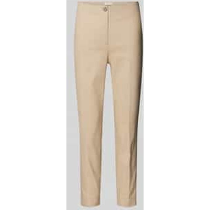 Slim fit stoffen broek met verkort model