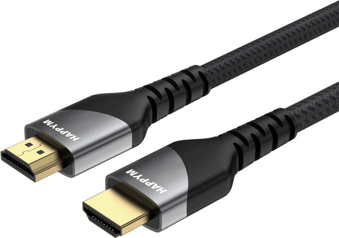 HDMI Kabel 3 Meter 2.1 – 8K 60HZ en 4K 120Hz – 48Gbps – Sterk Flexibel Nylon