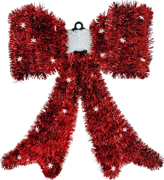 3BMT® Kerstdecoratie voor Binnen - Kerststrik - leuke Kerst Raamdecoratie