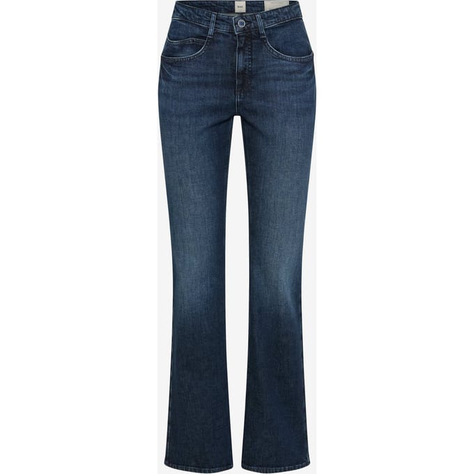 Brax Dames Jeans  Style MARY USED OCEAN BLUE, denim blauw regular, maat 46