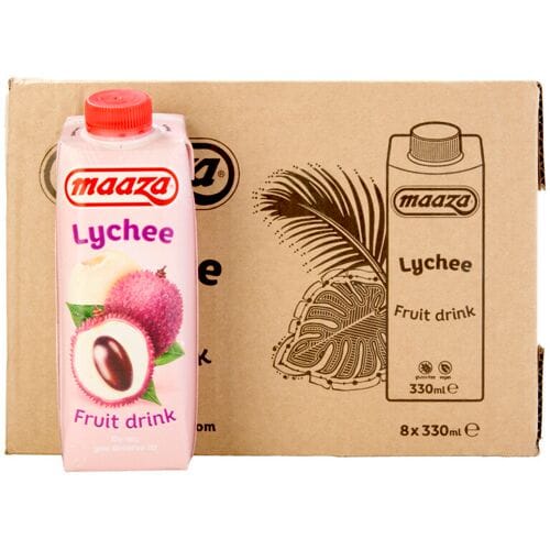 Maaza Fruitdrank Lychee 8 pakjes x 33 cl