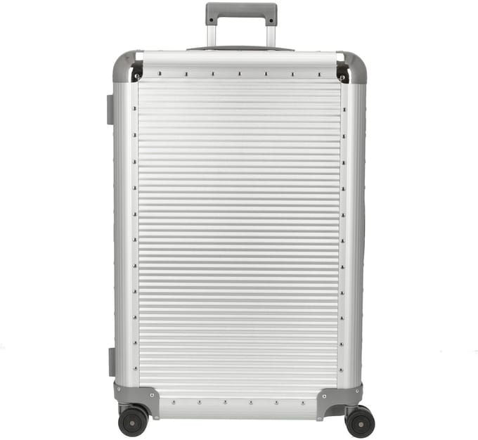 FPM Milano Bank S aluminum Spinner 76 - 4-wiel trolley 75 cm (moonlight silver)