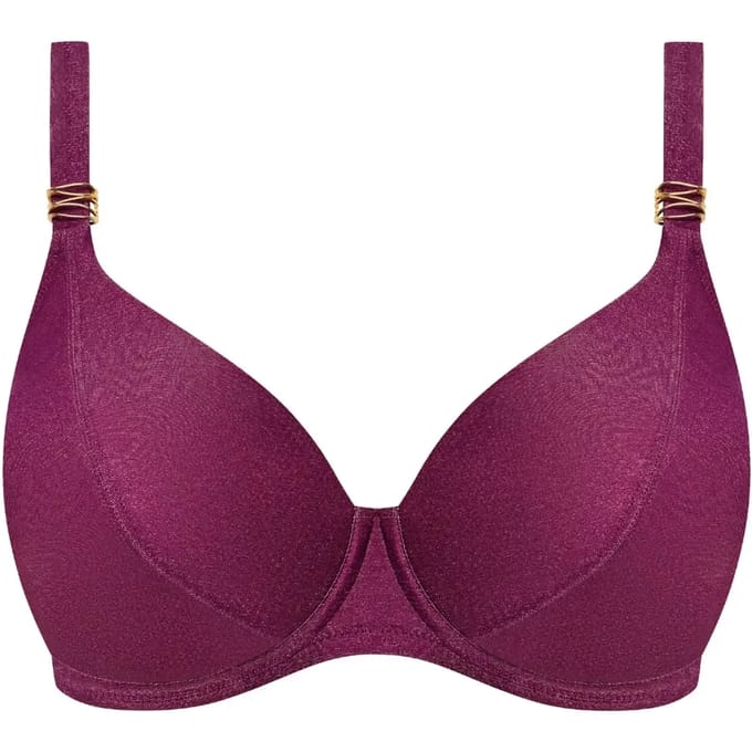 Fantasie - Paros Coast Bikini Top Berry Shimmer - maat 70E - Paars