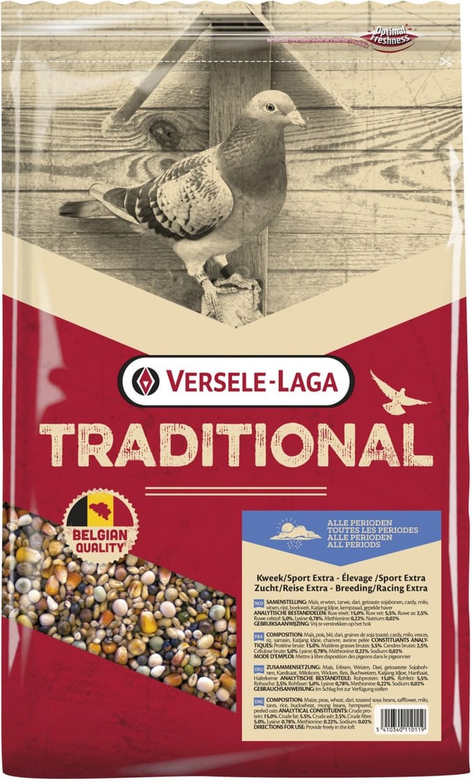 Versele-Laga Traditional Kweek/Sport Extra Duivenvoer - Duivenvoer - 5 kg