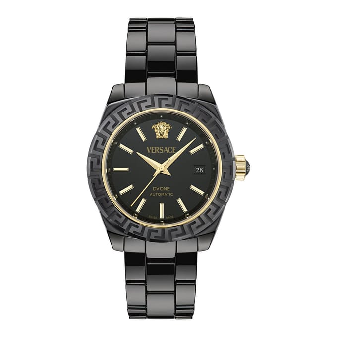 Versace DV-One VE6B00123 Horloge - Keramiek - Zwart - Ø 40 mm