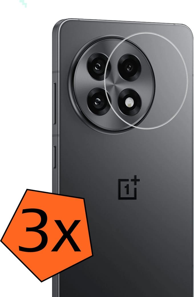 Camera Lens Protector - 3 Stuks - Geschikt voor OnePlus 13R - Camera Screenprotector - Gehard Glas - Beschermglas - Tempered Glass - Screen Protector