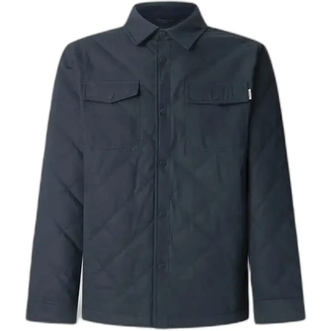 regular fit overhemdjack van katoenmix model 'QUILTED WORKSHIRT'