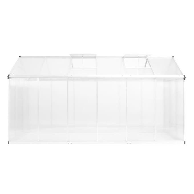 vidaXL - Tuinkas - 13,41 - m³ - 362x190x195 - cm - aluminium
