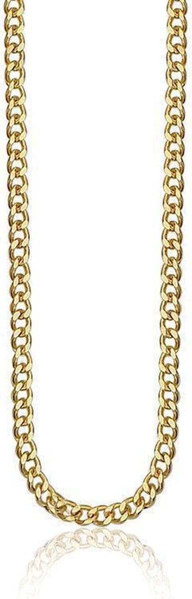 Montebello Ketting Gourmette - 925 Zilver Verguld - 1.5mm - 55cm