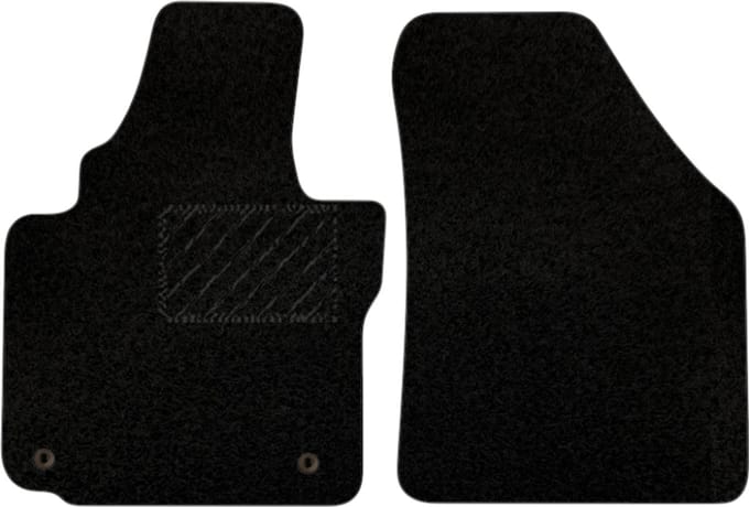 Automatten Volkswagen Caddy III/IV 2004-2020 - Naaldvilt - Perfecte pasvorm - 2-delig