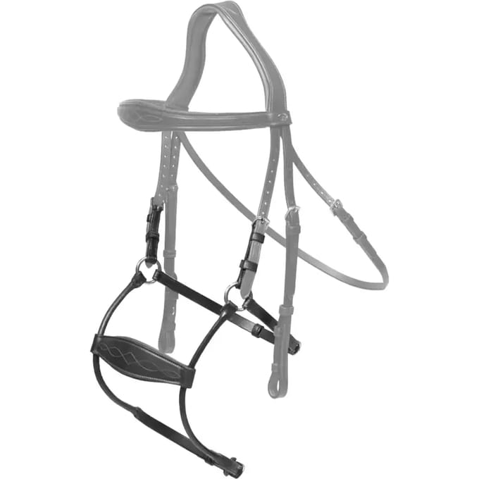 Hybride neusriem NE coll, Pony/zwart