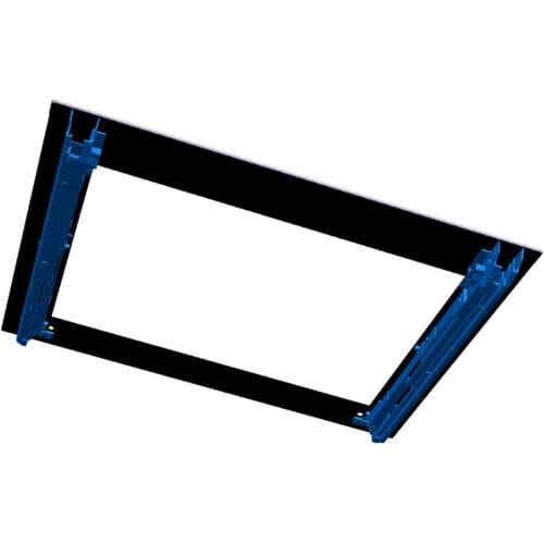 AEG voorste glas, inox, Electrolux, 594x465mm 140249203013
